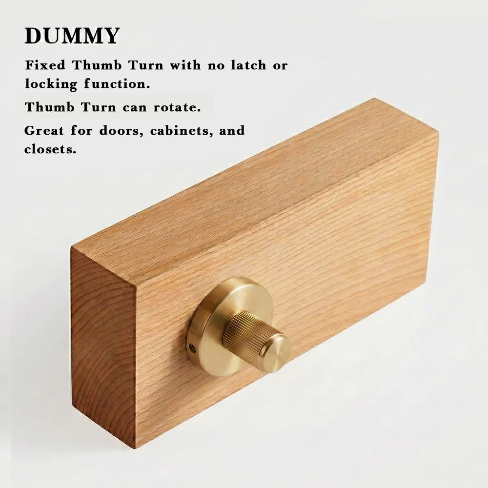 Taro Brass Door Thumb Turn