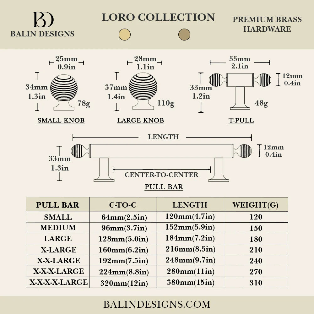 Loro Cabinet Pull
