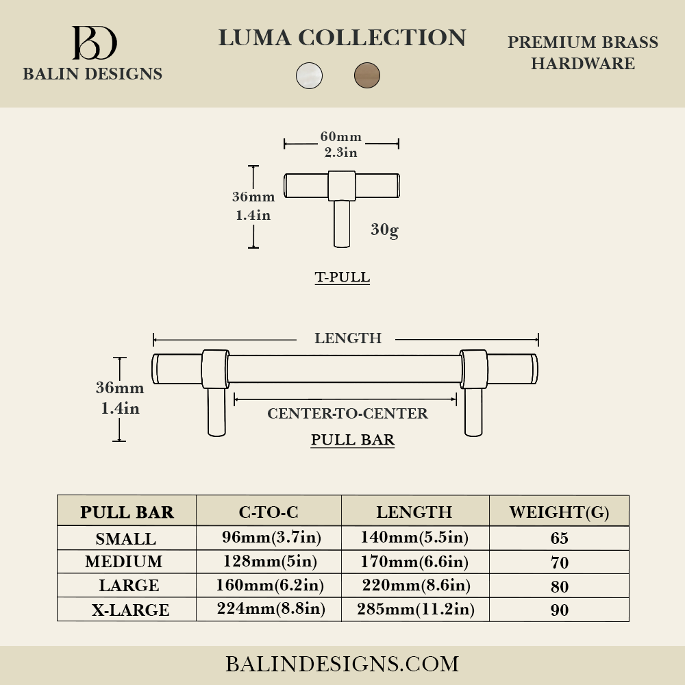 Luma Cabinet Pull