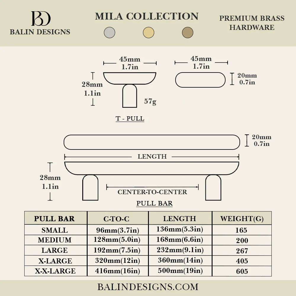 Mila Cabinet Pull