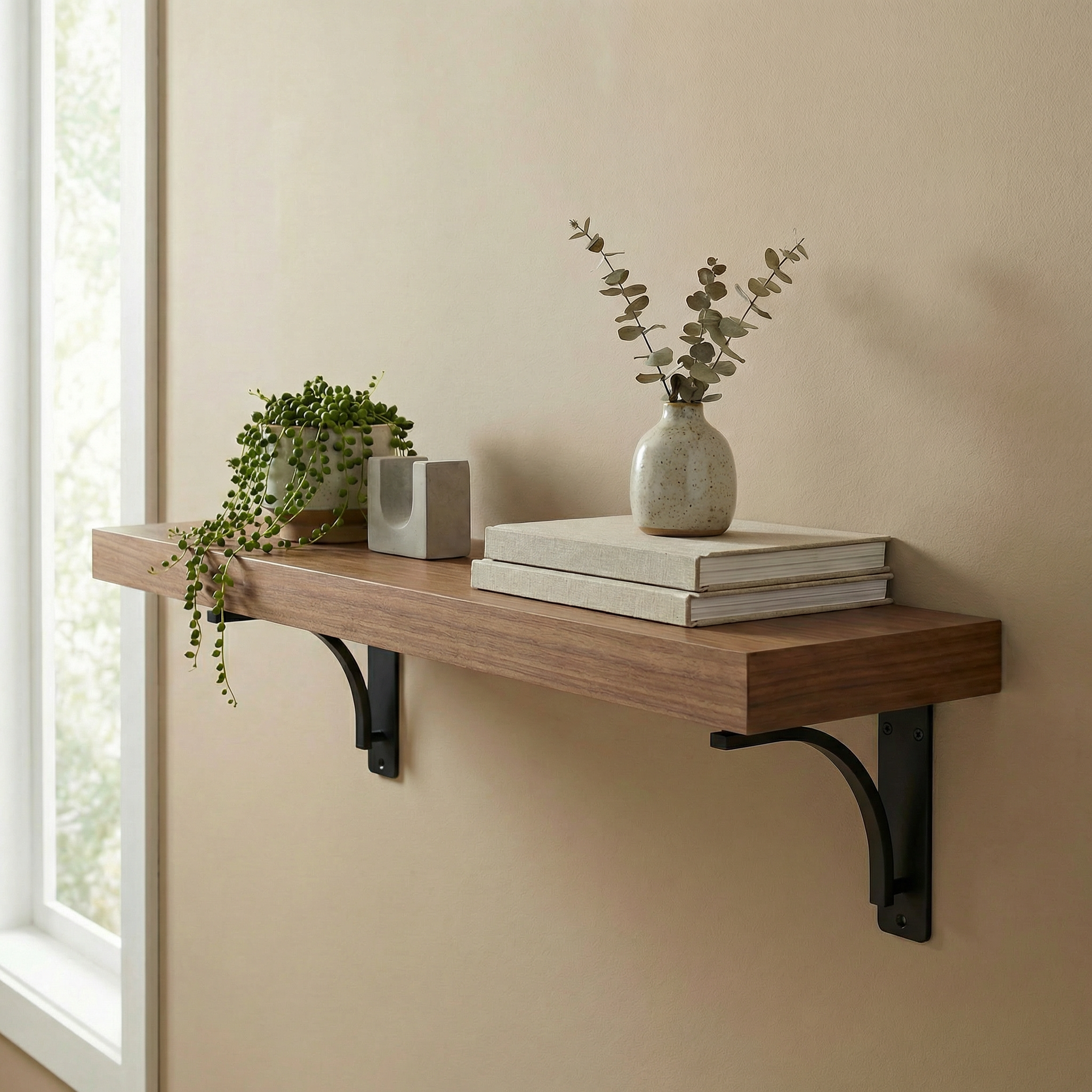 Walnut Wood Shelf