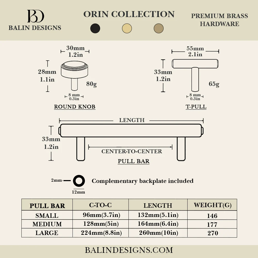 Orin Cabinet Knob