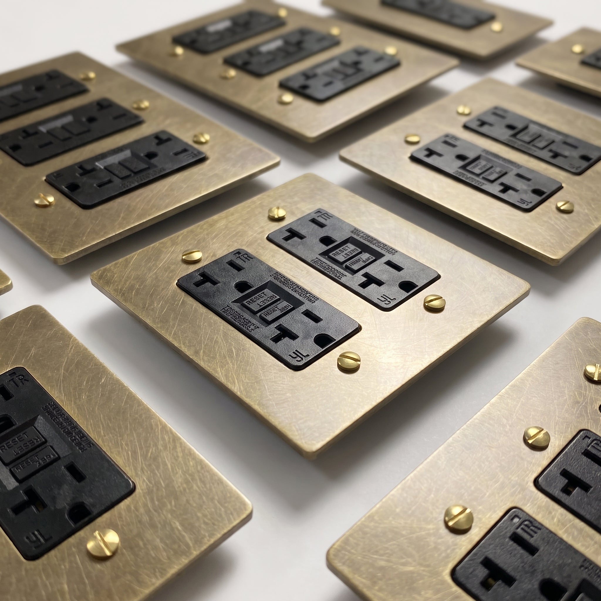 Volt Brass Outlets GFCI Socket