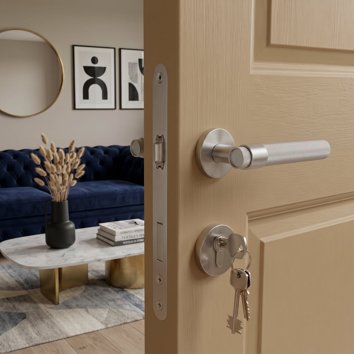 Hugo Brass Door Handle