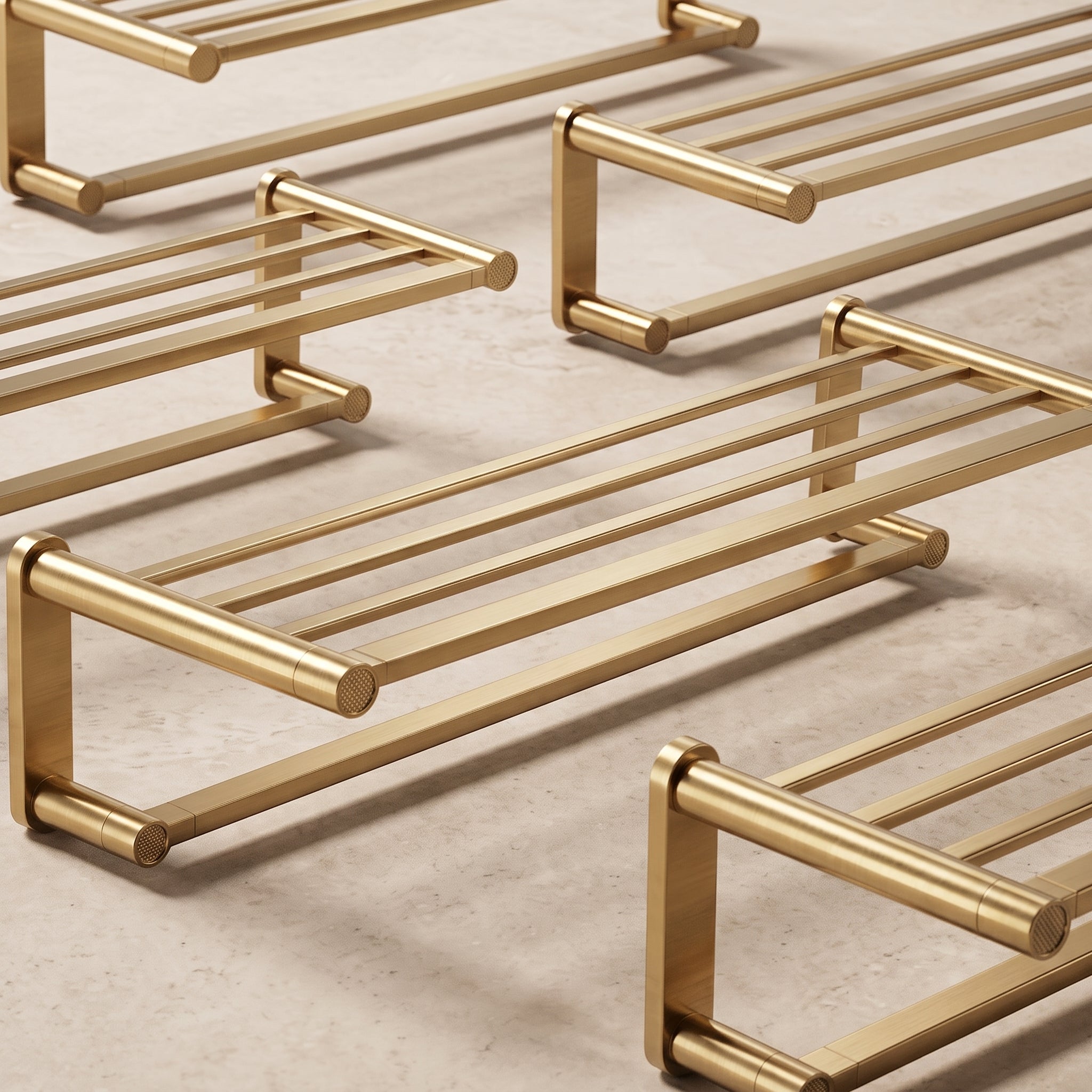Sena Brass Towel Rack
