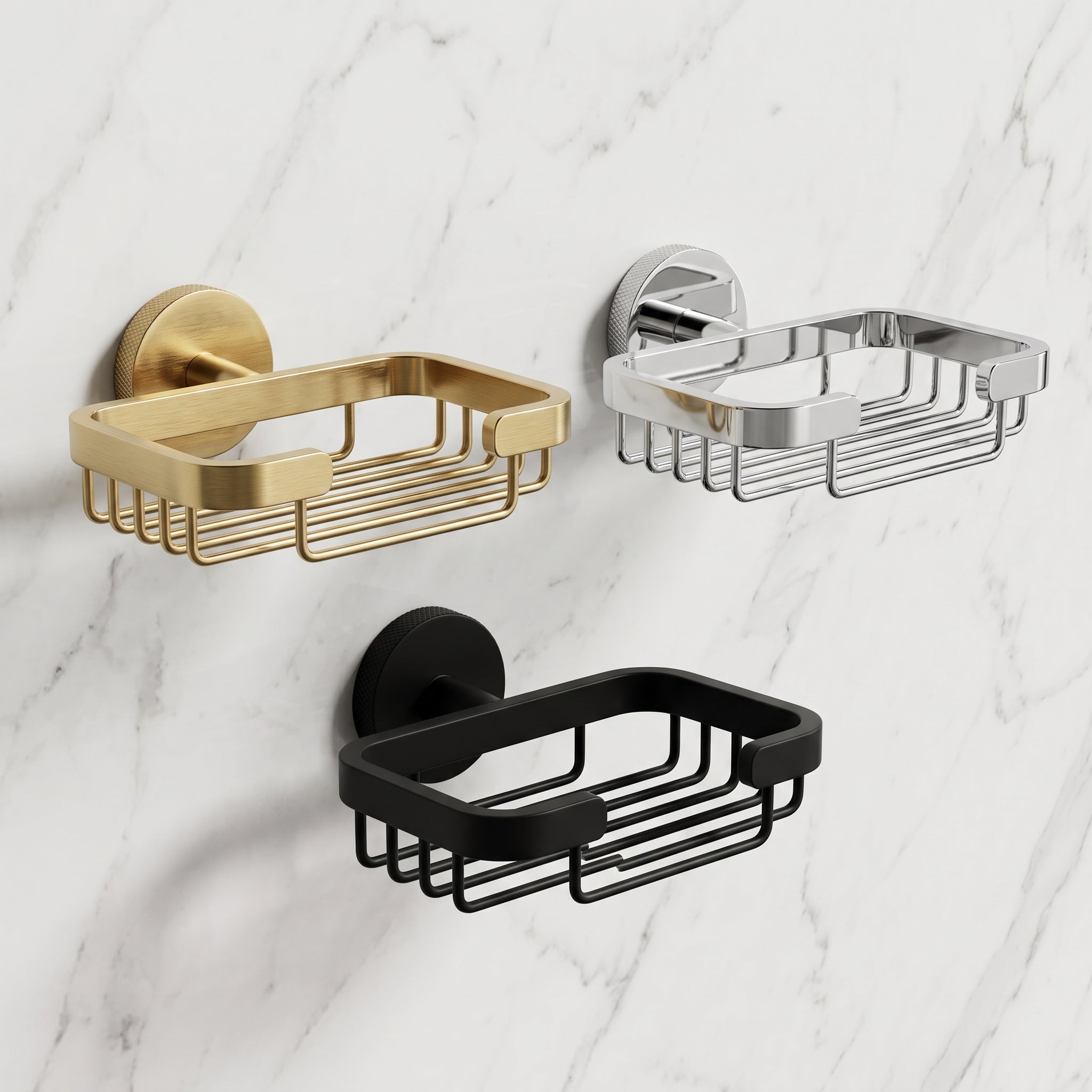 Sena Brass Soap Basket