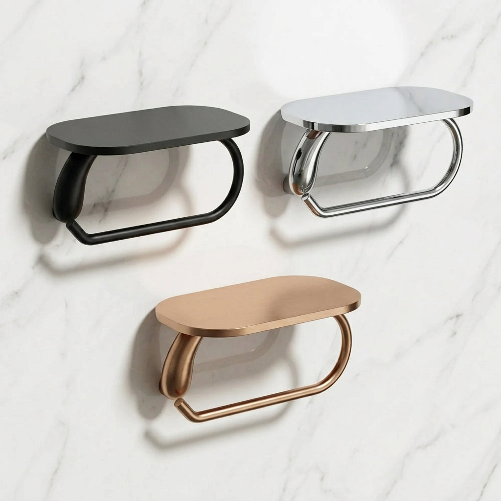 Nola Brass Toilet Paper Holder
