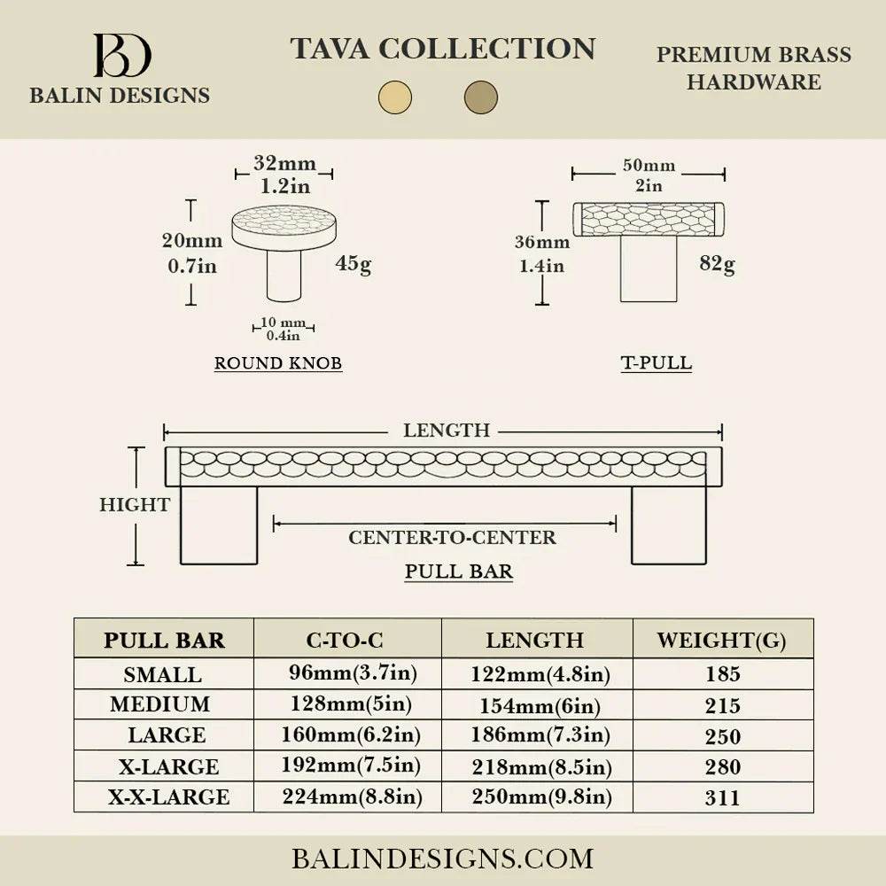 Tava Cabinet Pull