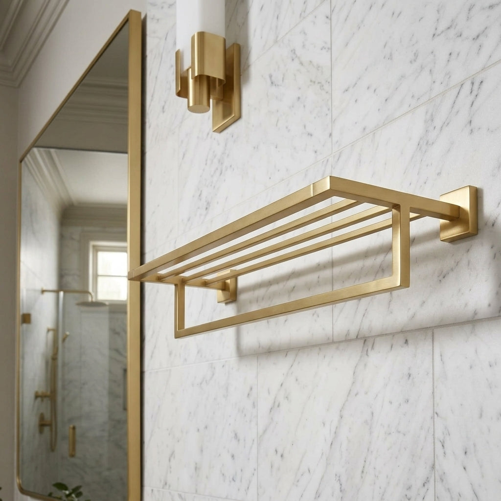 Aven Brass Bathroom Hardware