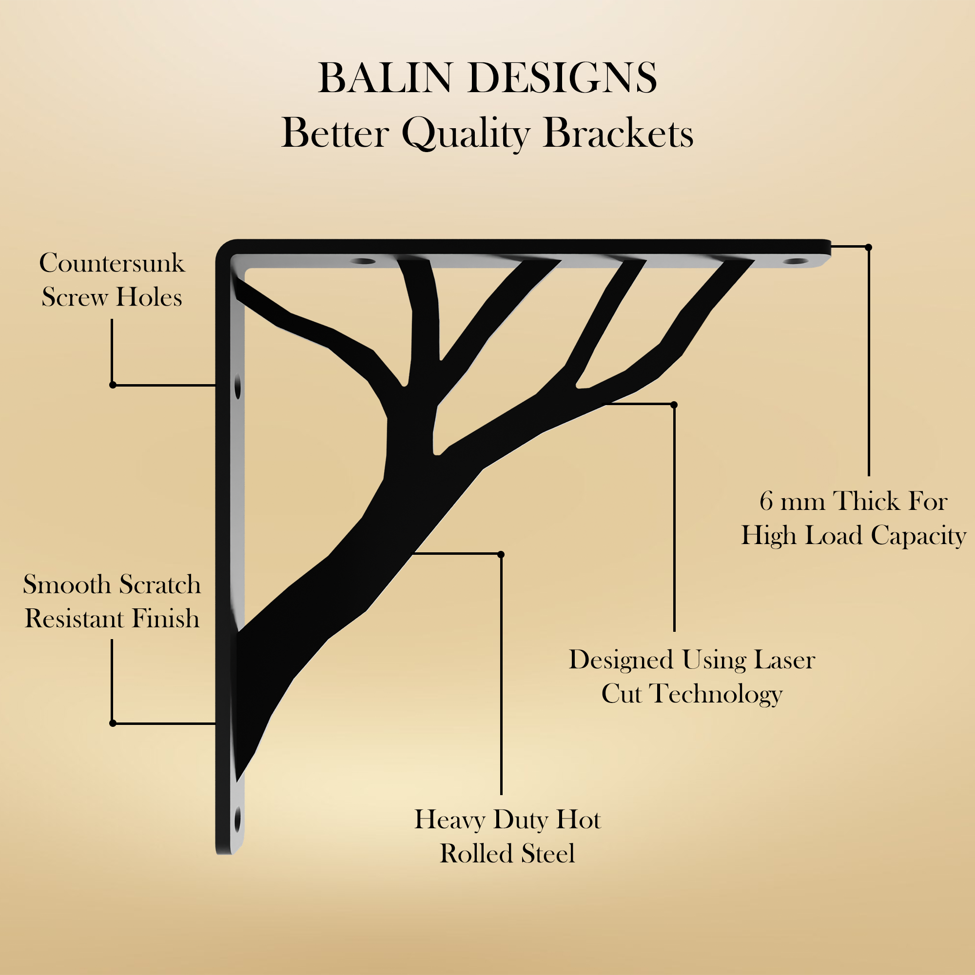 Tree Highlights Bracket Stand