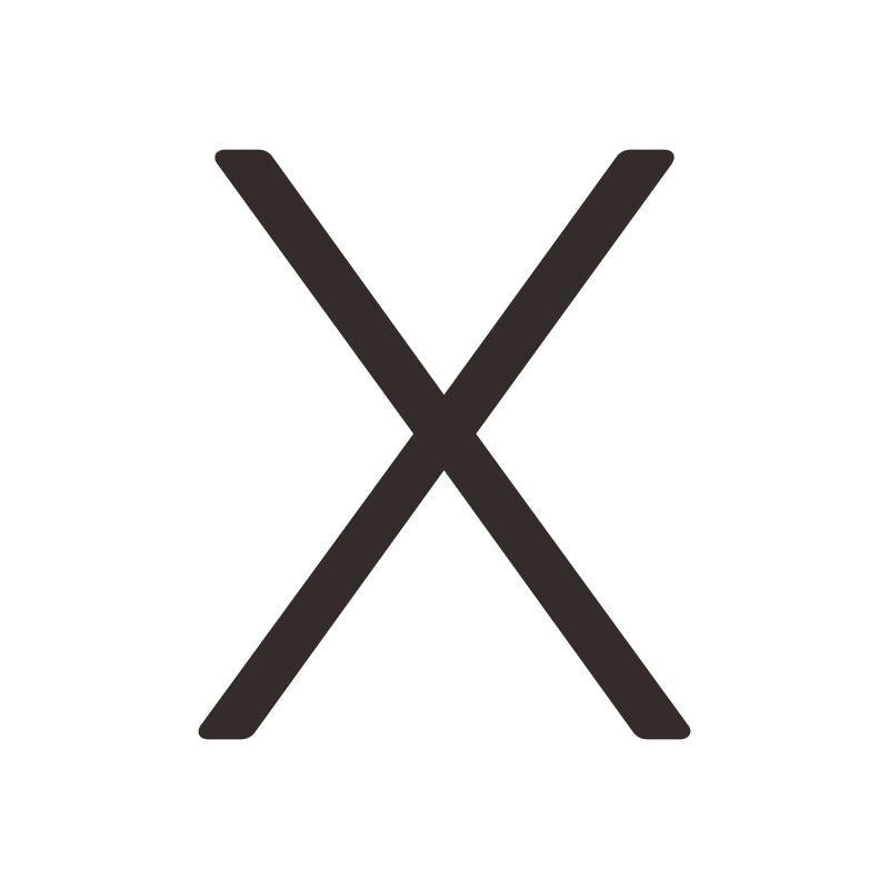 #letter_x_style_plain