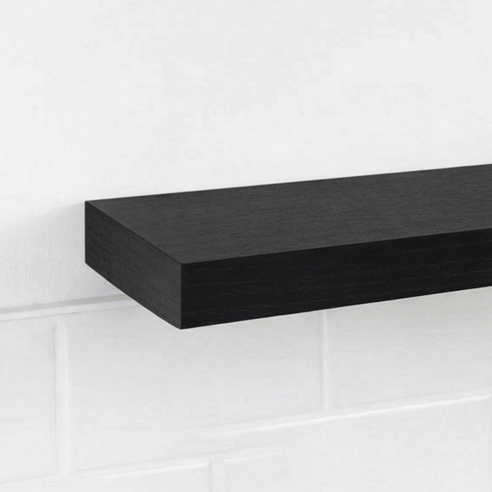 Chocolate Espresso Oak Wood Shelf
