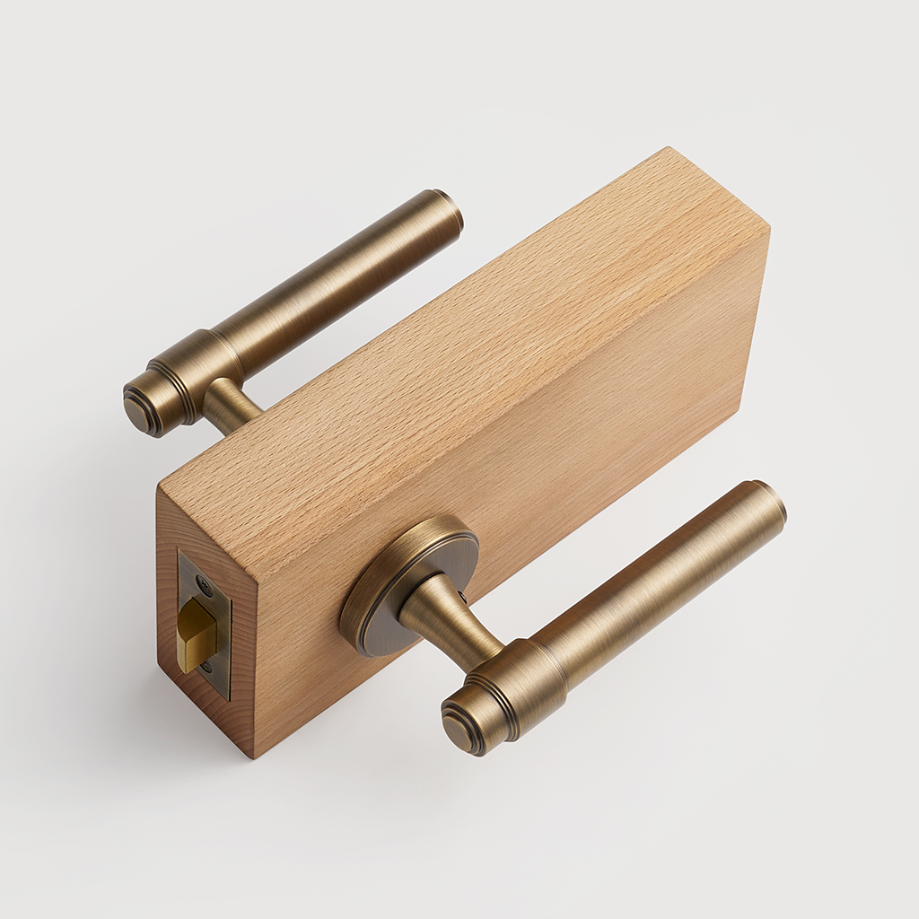 Luca Brass Door Handle