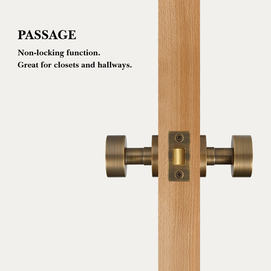 Otto Brass Door Knob