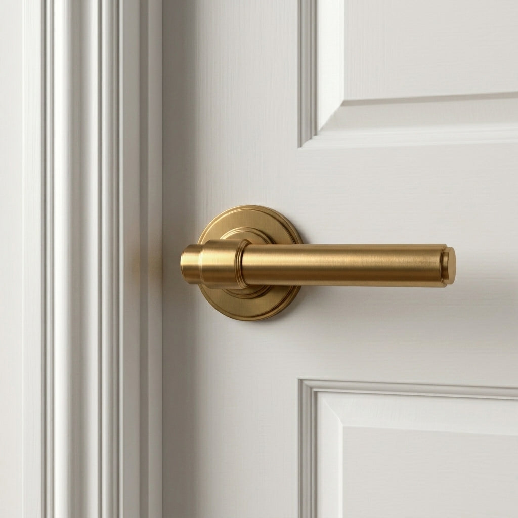 Luca Brass Door Handle