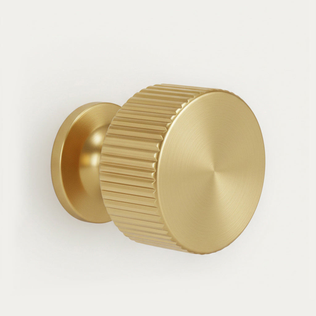 Vell Knob Brass