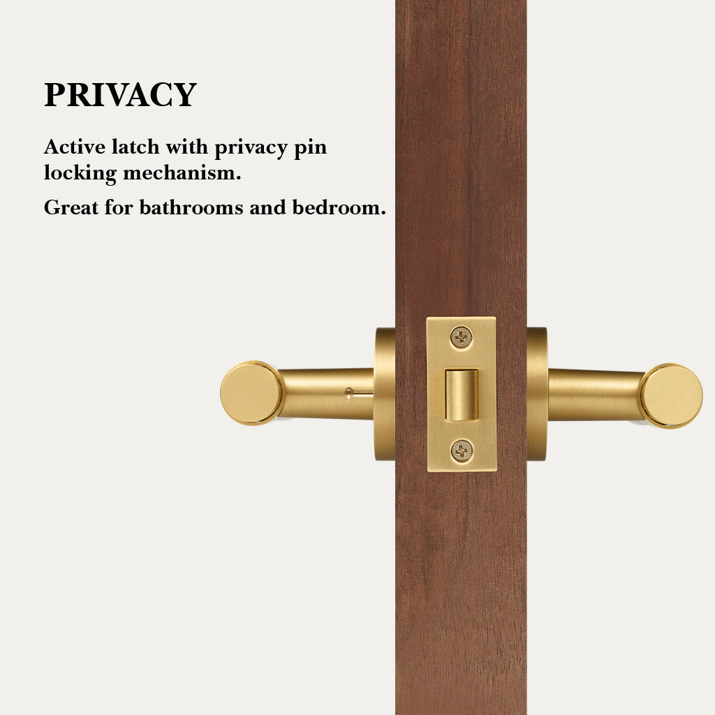 Zivo Brass Door Handle