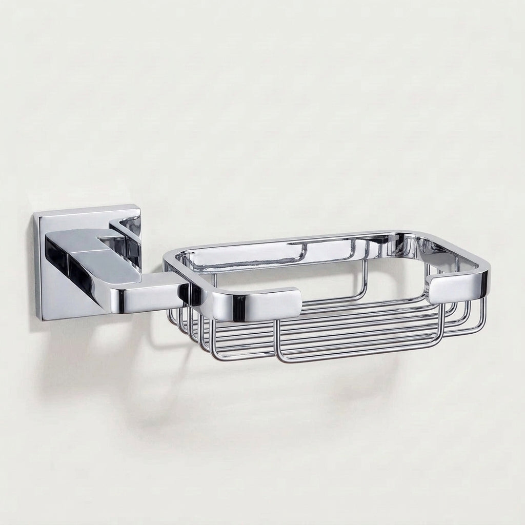 Aven Brass Soap Basket