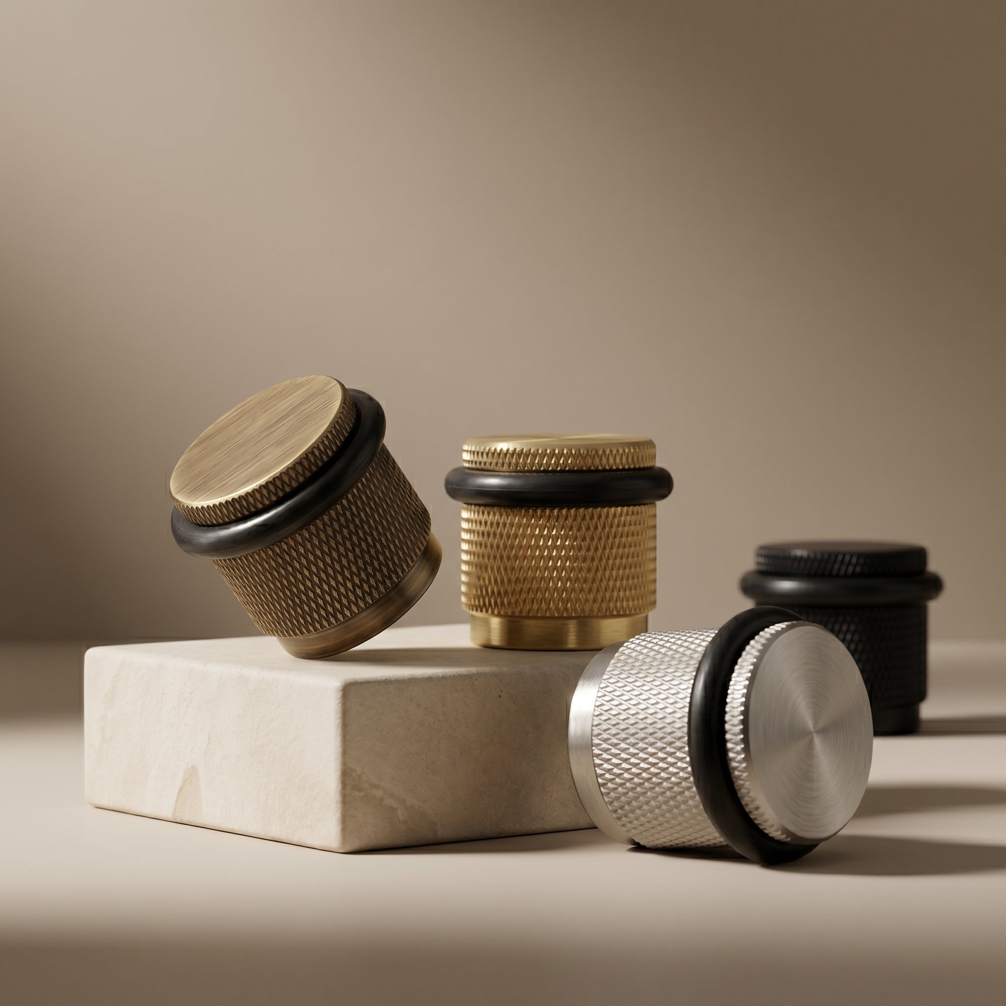 Dome Brass Doorstop