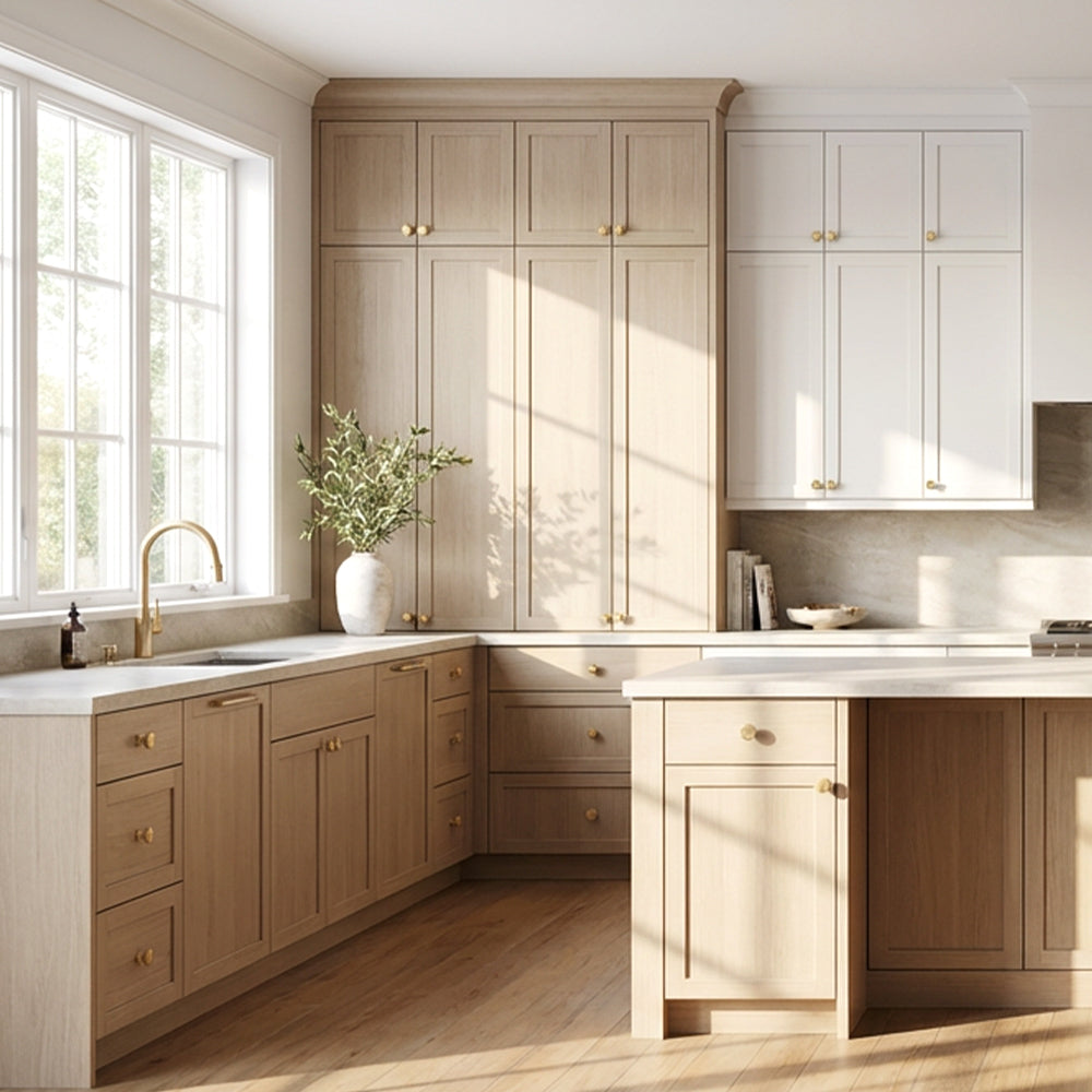 Vell Knob Antique Brass