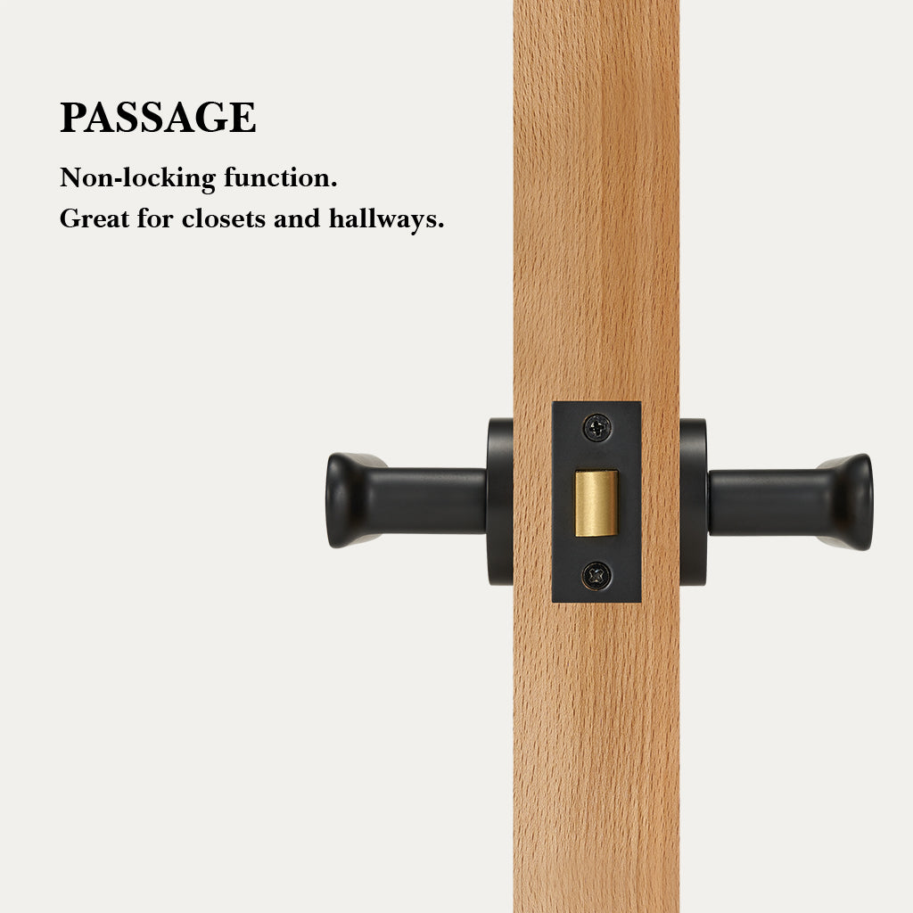 Nash Brass Door Handle