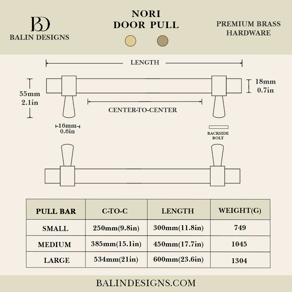 Nori Door Pull