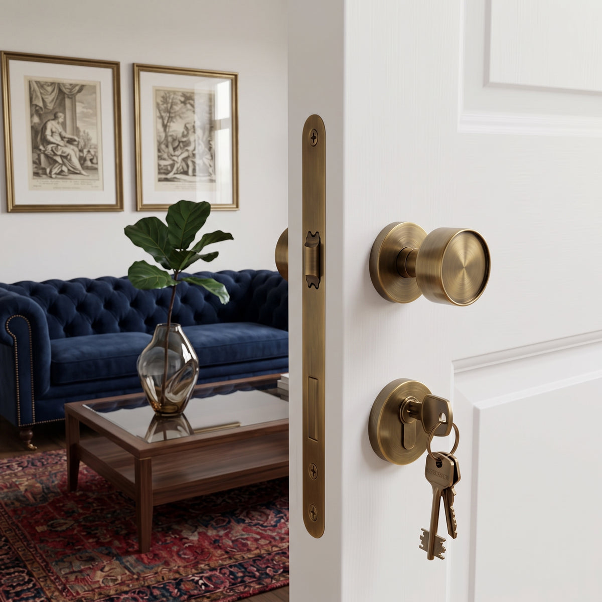 Otto Brass Door Knob