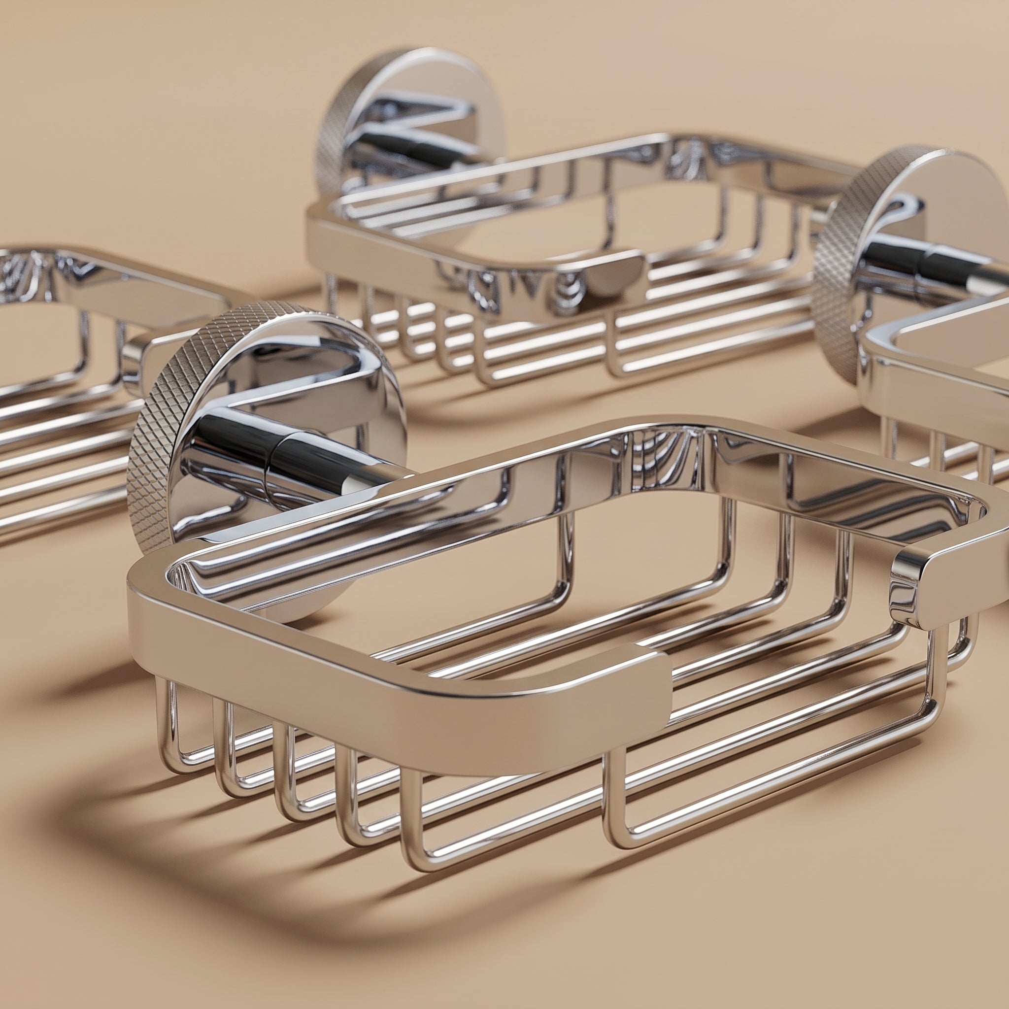 Sena Brass Soap Basket