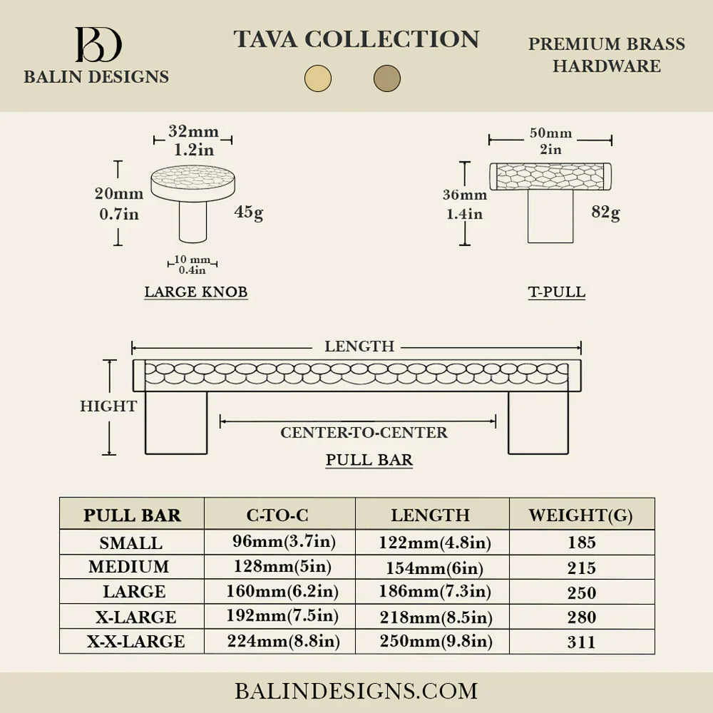 Tava Cabinet Pull