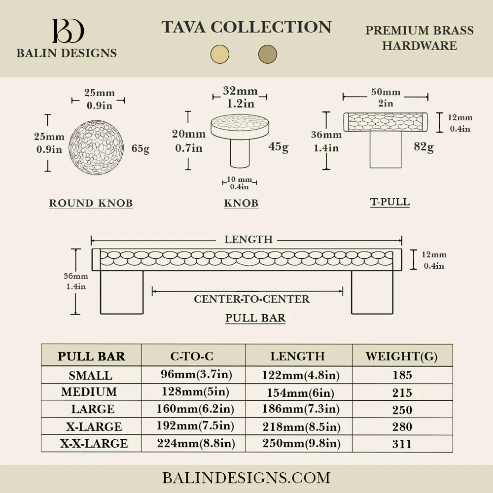 Tava Cabinet Pull