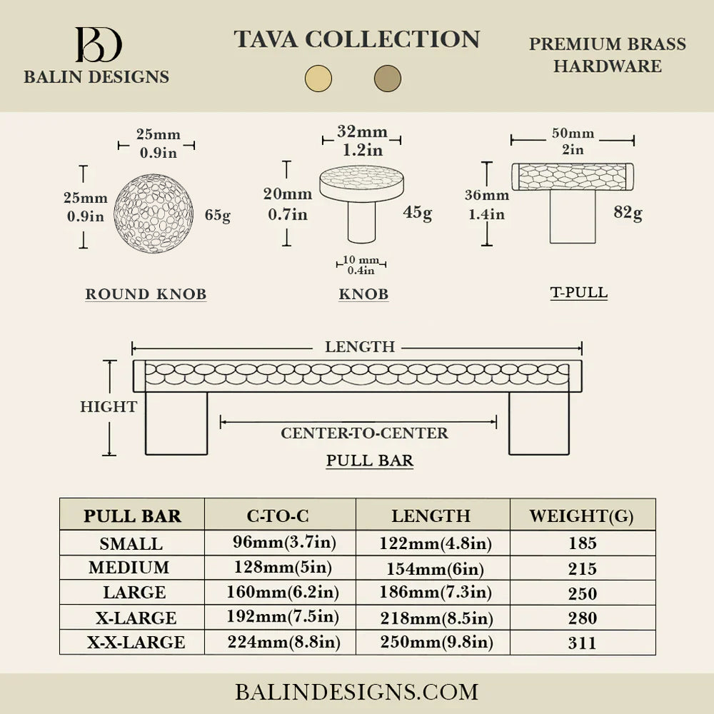 Tava Cabinet Pull