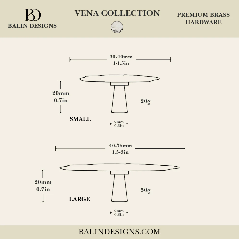 Vena Cabinet Knob