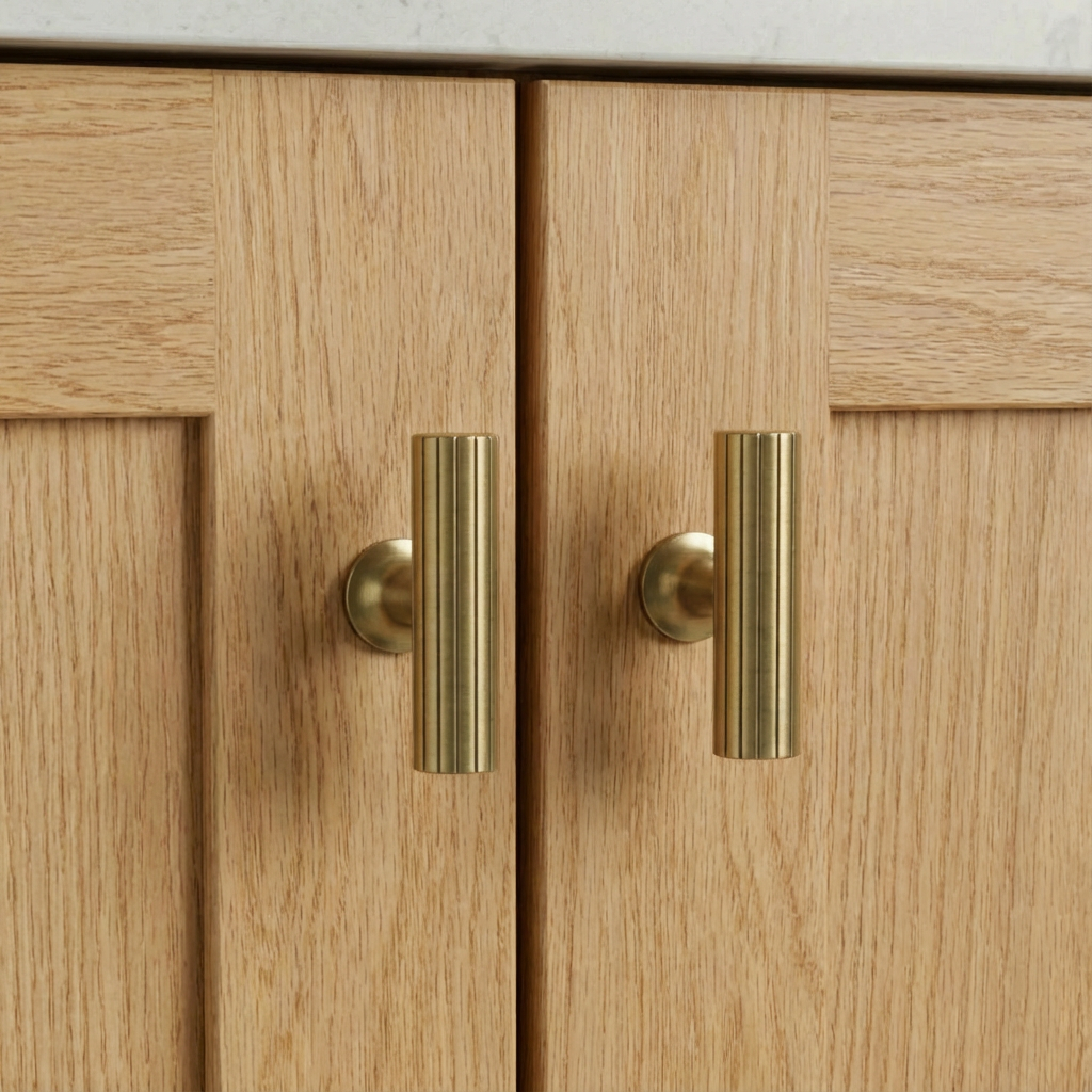 Vell TBar Antique Brass