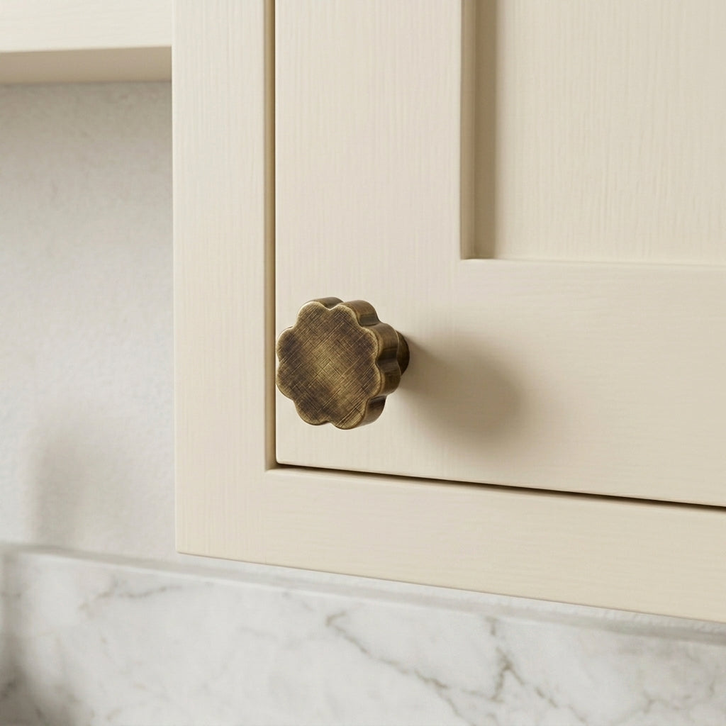 Puff Brass Cabinet Knob