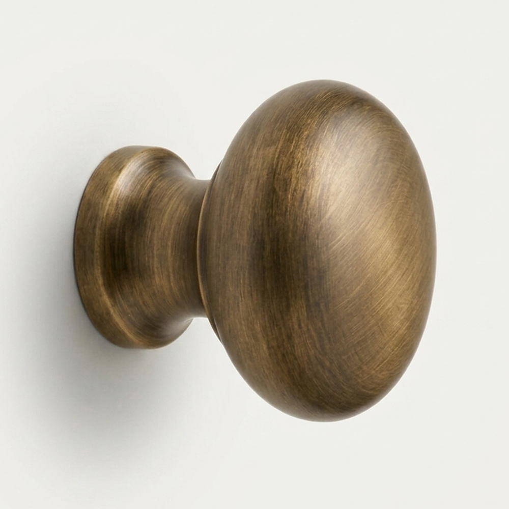 Bulb Brass Cabinet Knob