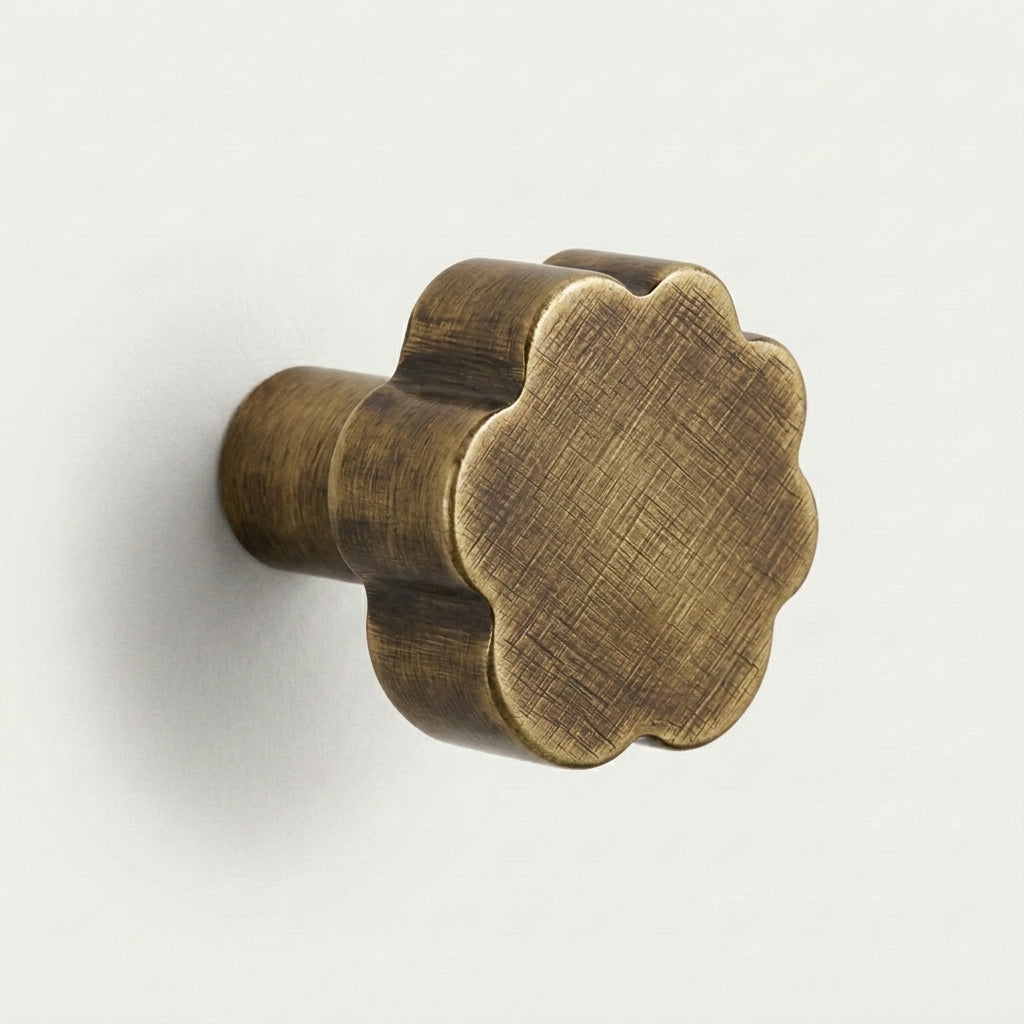 Puff Brass Cabinet Knob
