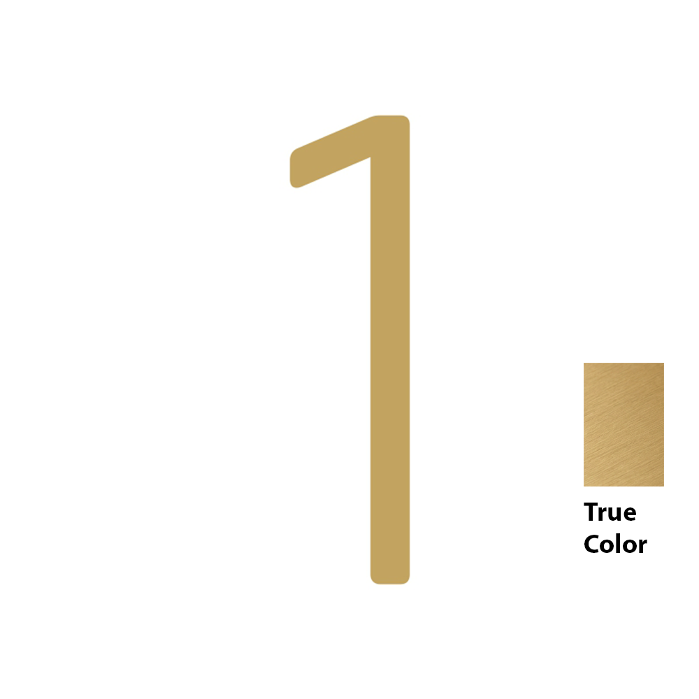 #number_1_color_matte-brass_style_plain