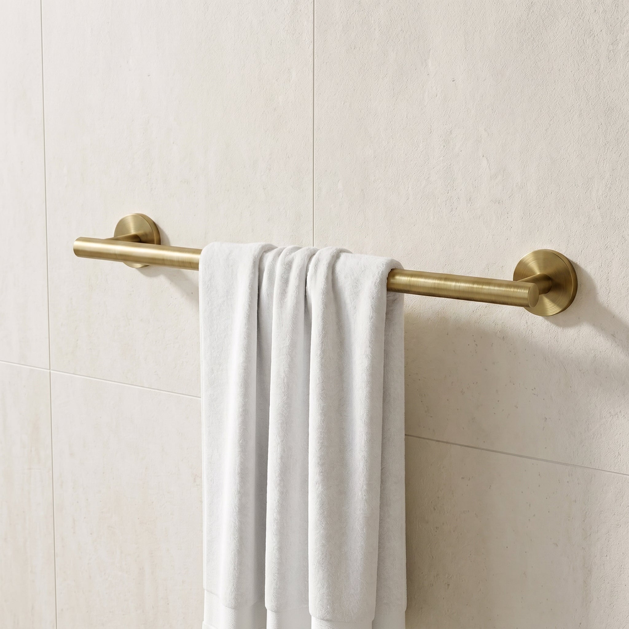 Reed Brass Towel Bar