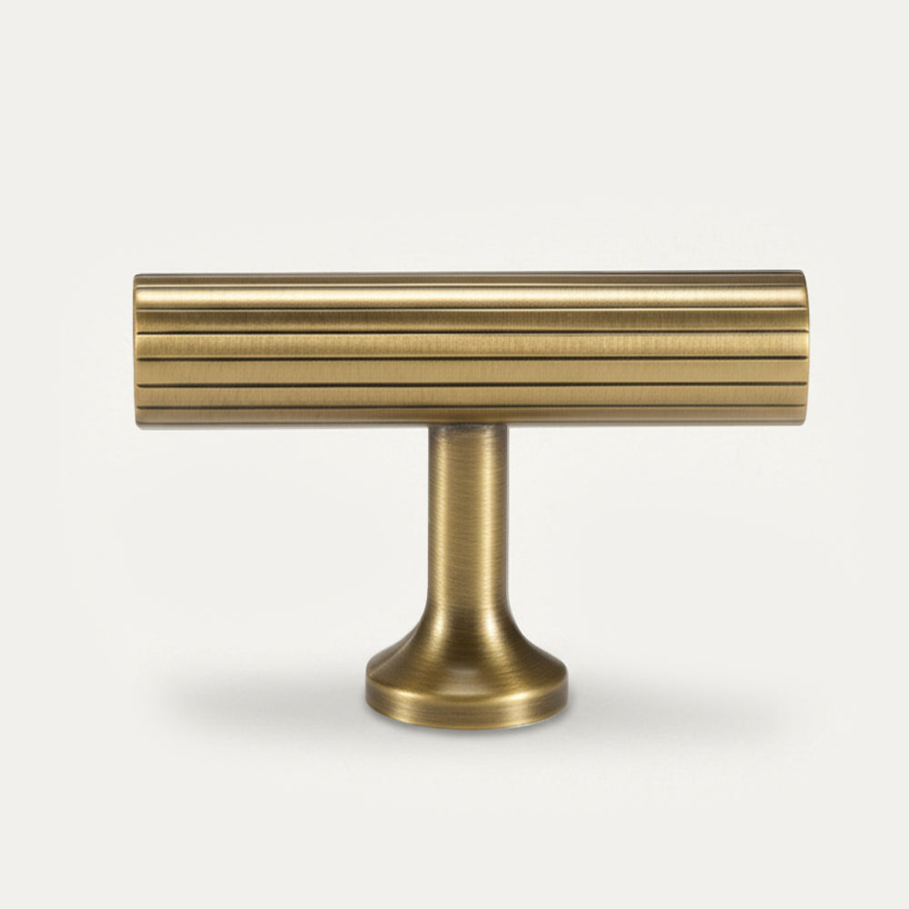 Vell TBar Antique Brass