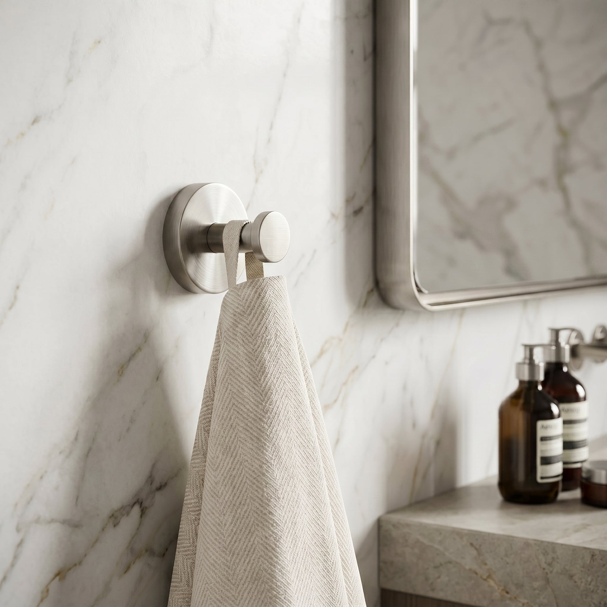Reed Brass Wall Hook