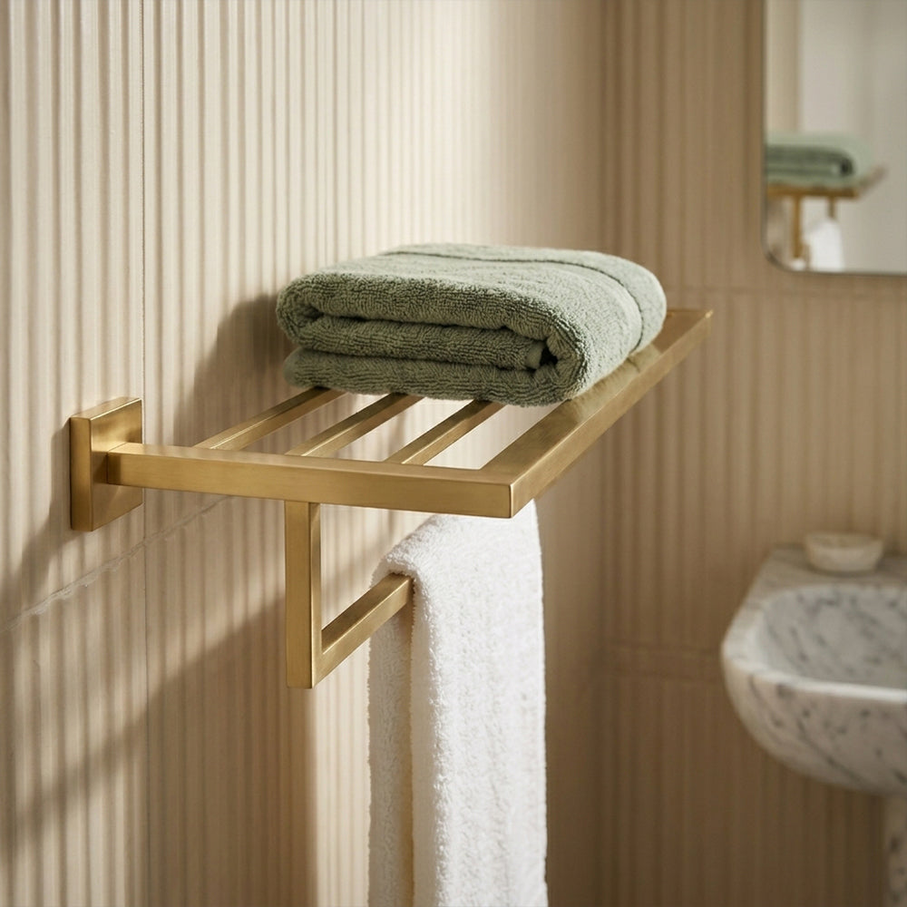 Aven Brass Bathroom Hardware