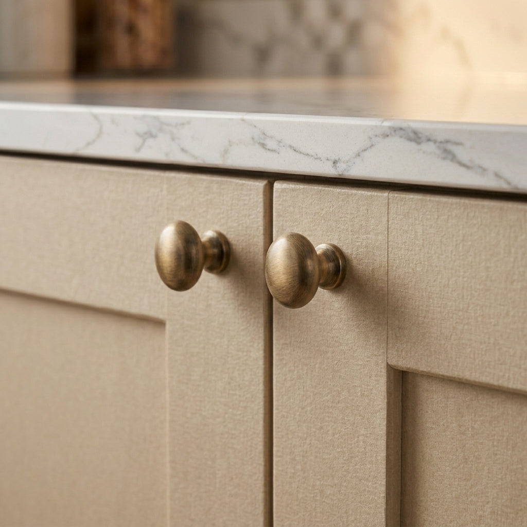 Bulb Brass Cabinet Knob