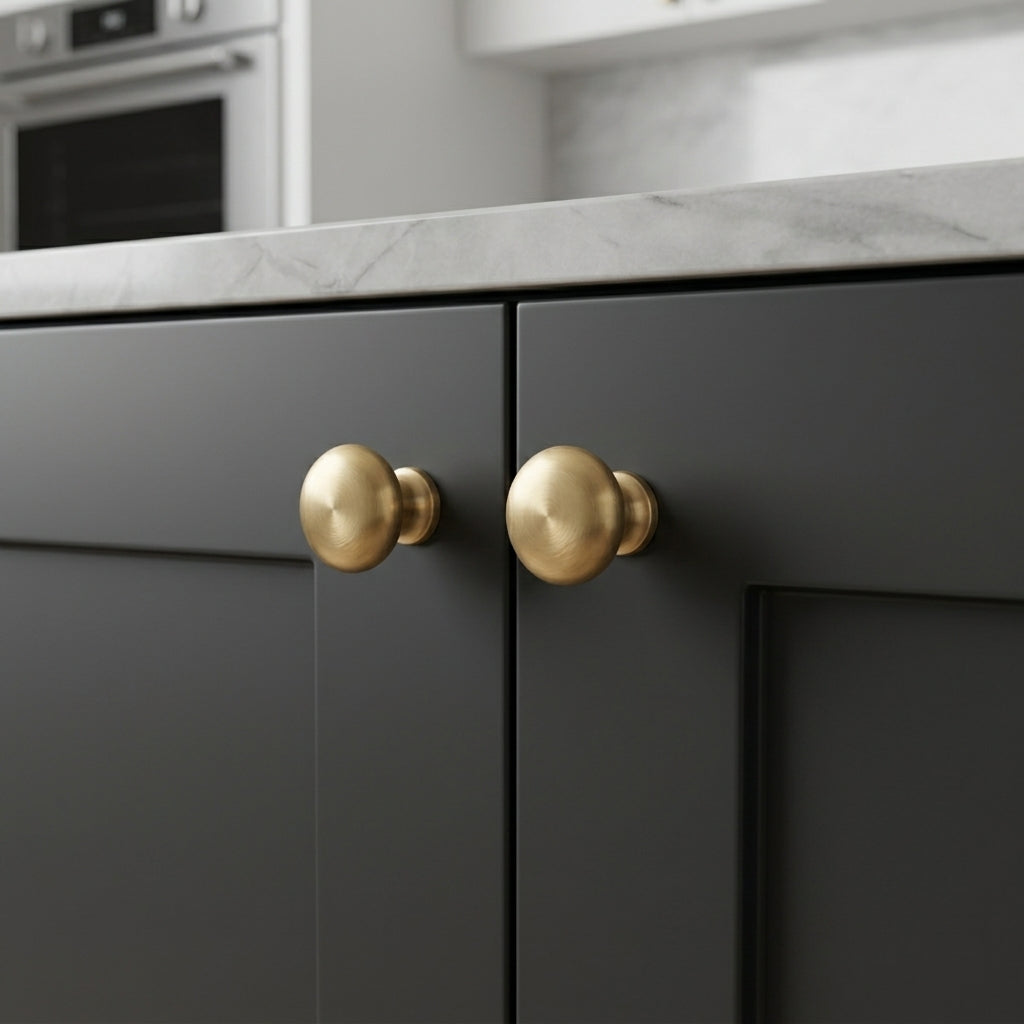 Bulb Brass Cabinet Knob
