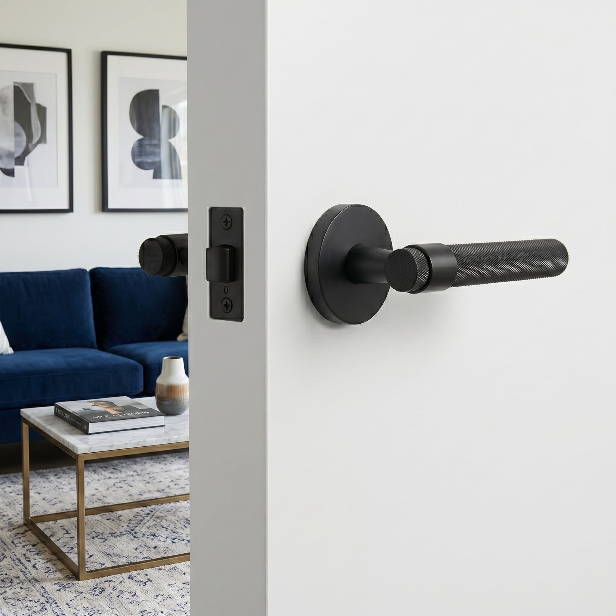 Hugo Brass Door Handle
