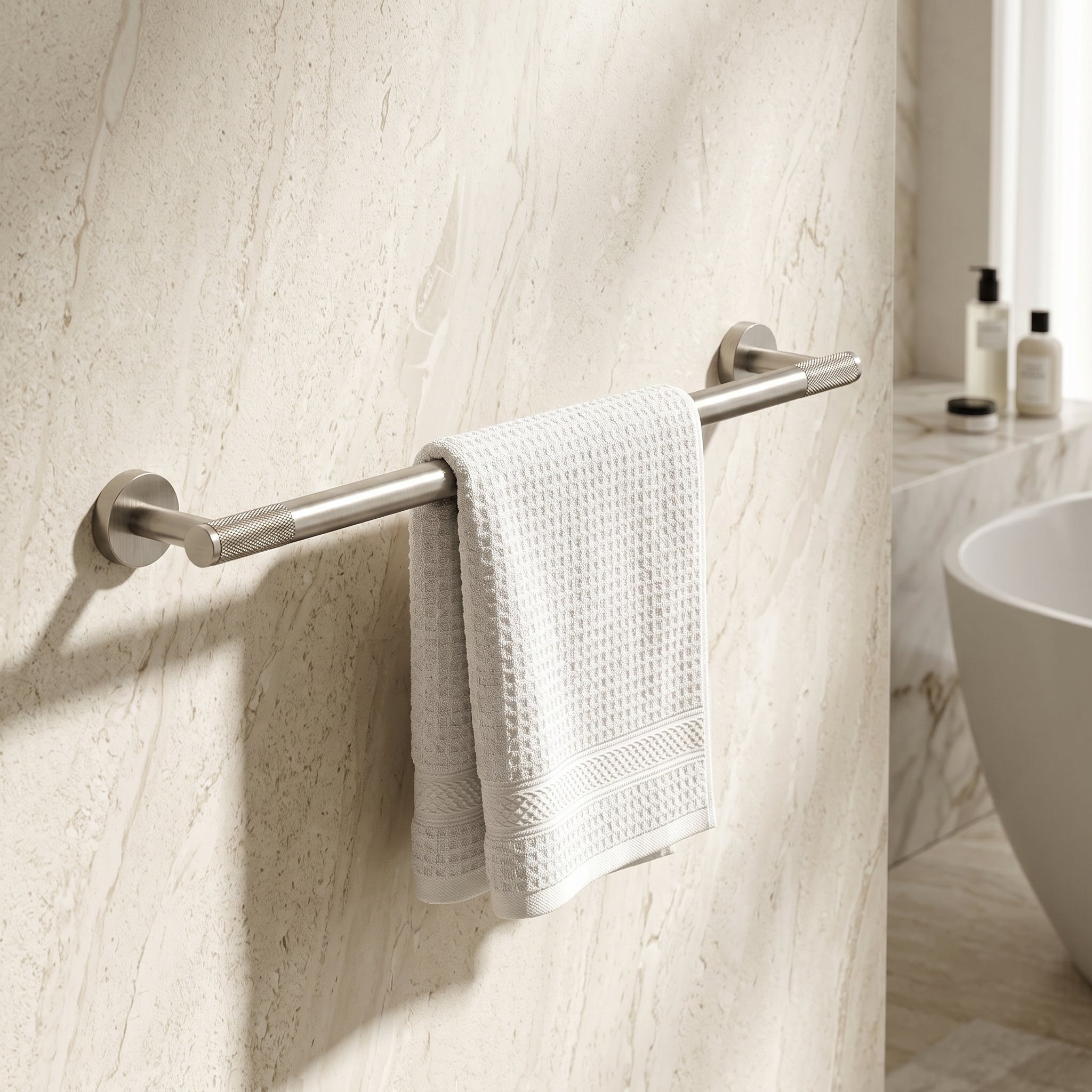 Reed Brass Towel Bar