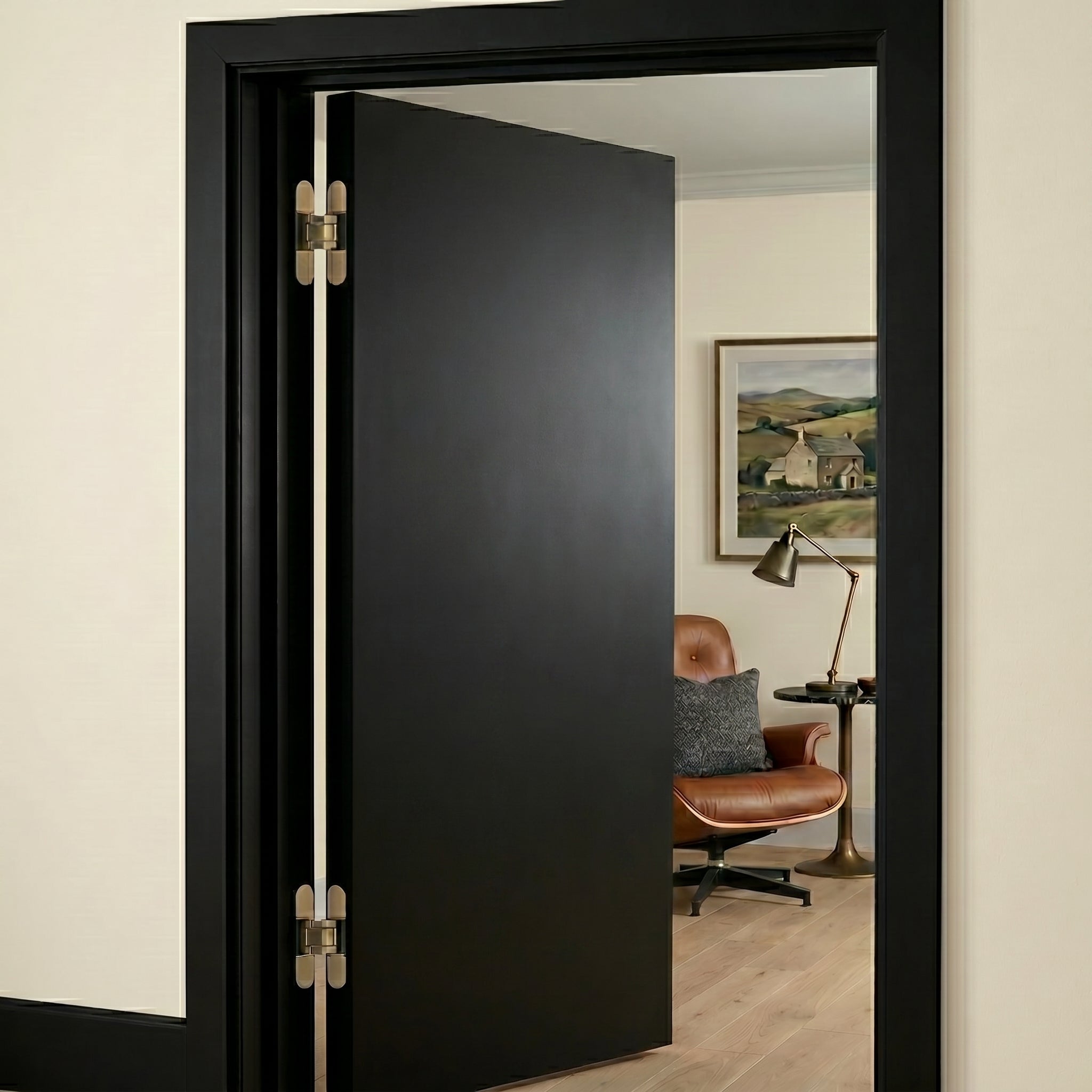 Hush Brass Door Hinge