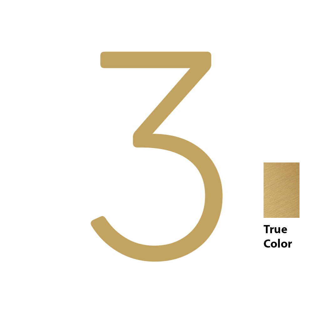 #number_3_color_matte-brass_style_plain