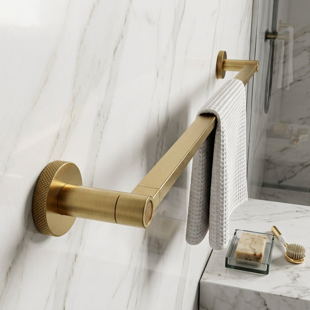Sena Brass Bathroom Hardware Collection