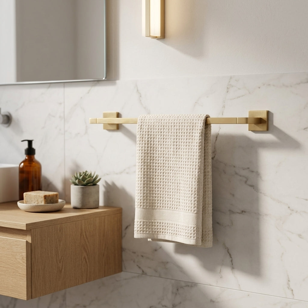 Aven Brass Bathroom Hardware