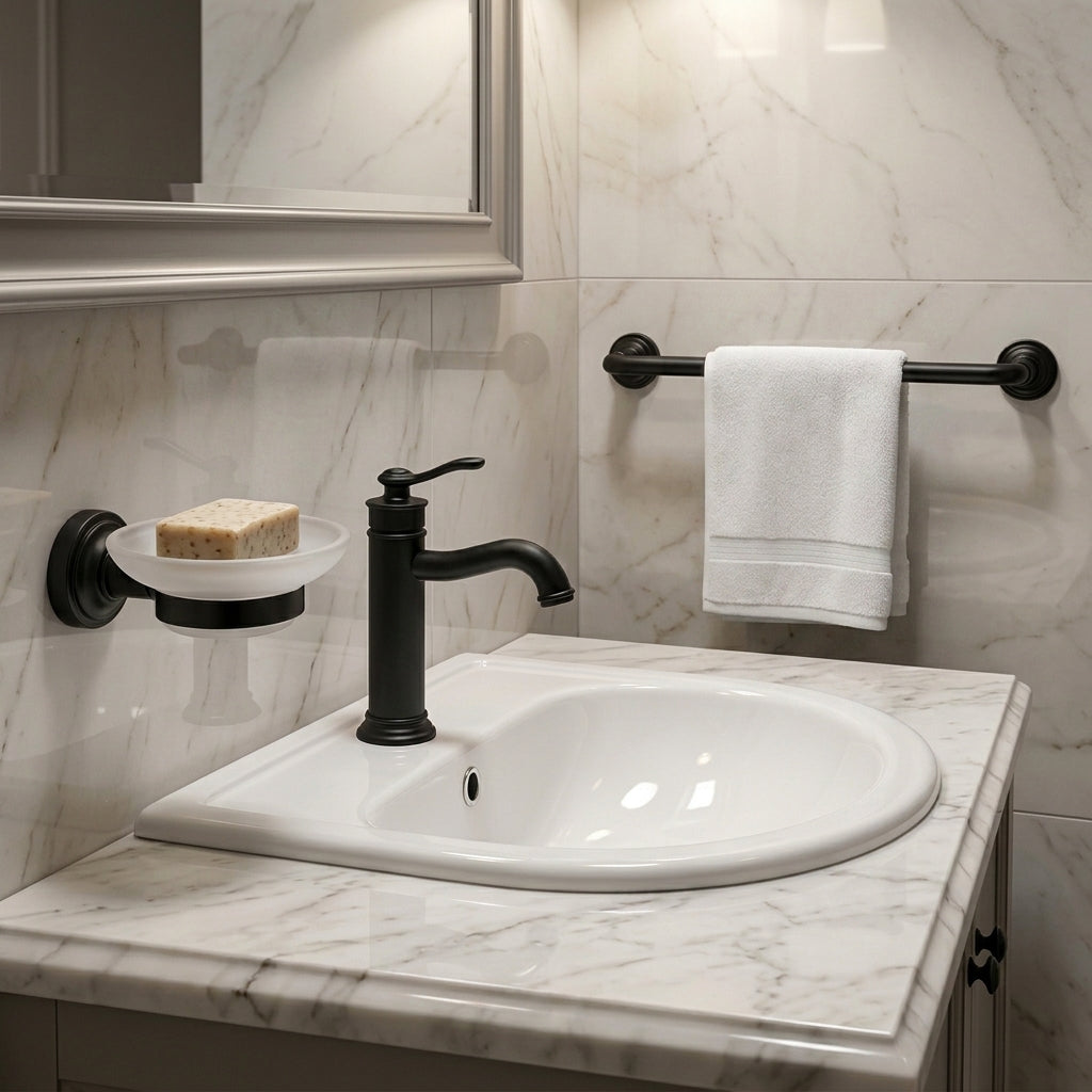 Mira Brass Bathroom Hardware